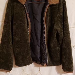 jacket, Wooley Bully Wear, Forest Green, size small,